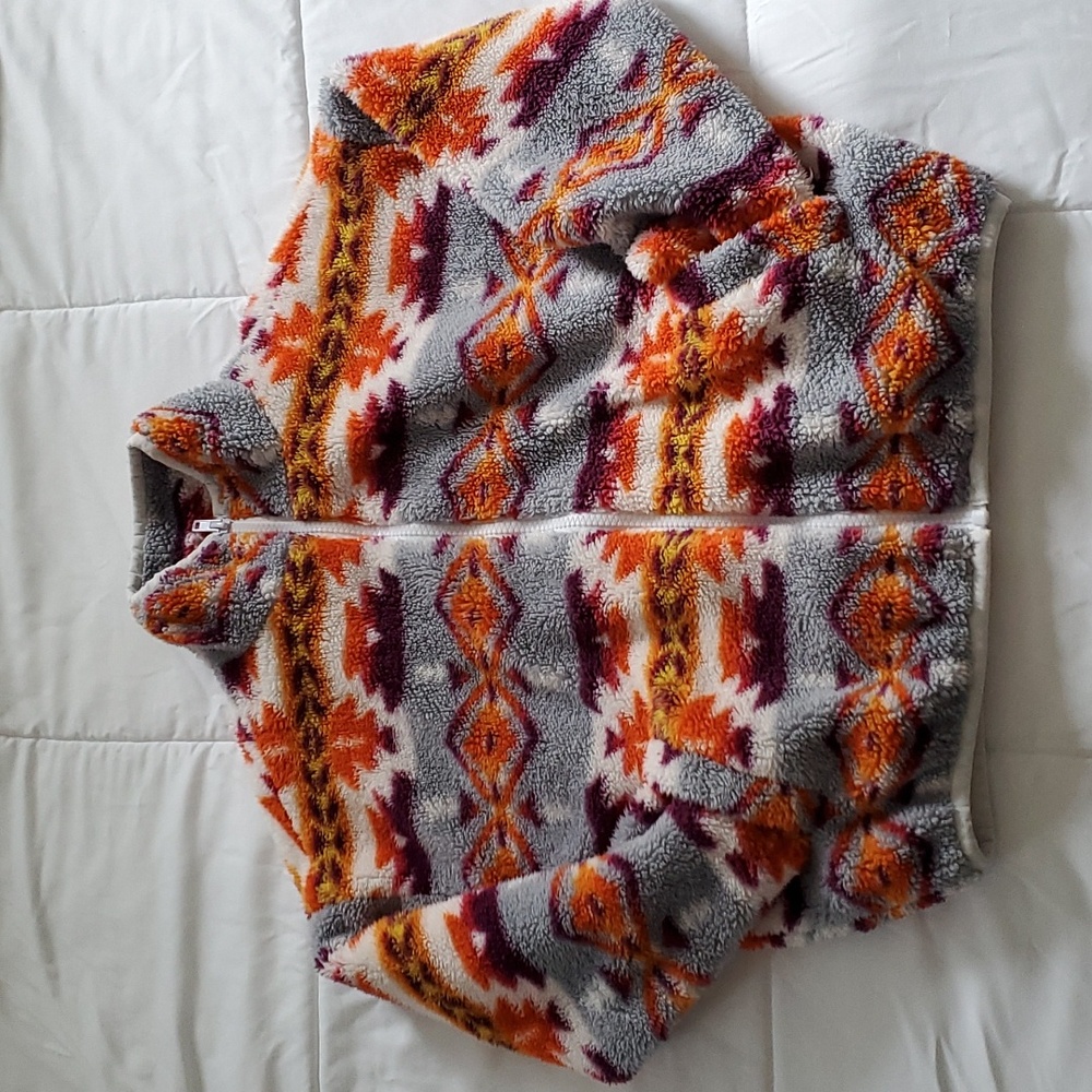 Forever 21 Aztec Shabby Chunky Jacket